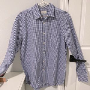 Blue mens shirt